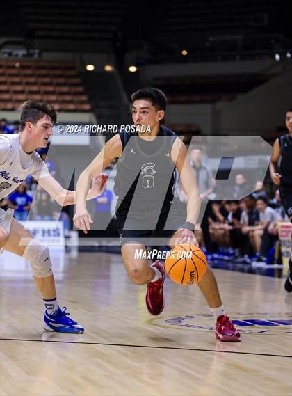 Thumbnail 1 in Strathmore @ Caruthers (CIF CS Boys Basketball Championships D VI) photogallery.
