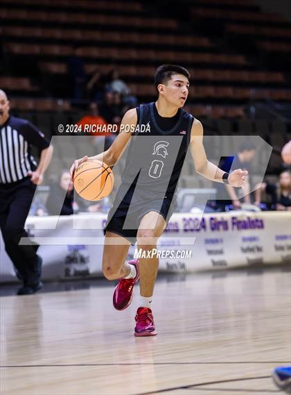 Thumbnail 1 in Strathmore @ Caruthers (CIF CS Boys Basketball Championships D VI) photogallery.