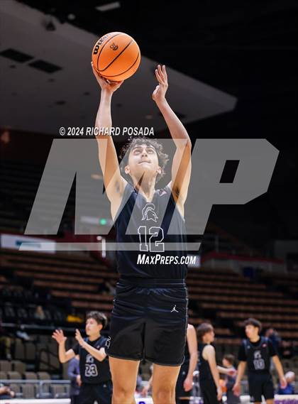 Thumbnail 2 in Strathmore @ Caruthers (CIF CS Boys Basketball Championships D VI) photogallery.