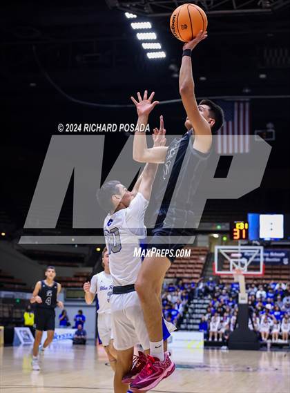 Thumbnail 1 in Strathmore @ Caruthers (CIF CS Boys Basketball Championships D VI) photogallery.