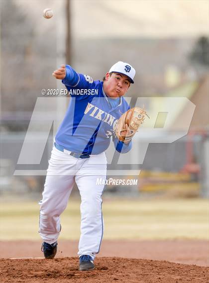 Thumbnail 3 in South Tahoe vs. Bishop Union (Yerington Tournament) photogallery.