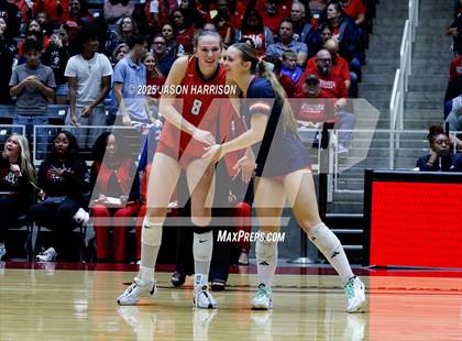 Thumbnail 3 in Pearland Dawson vs. Northwest Nelson (UIL 6A D1 Volleyball Final) photogallery.