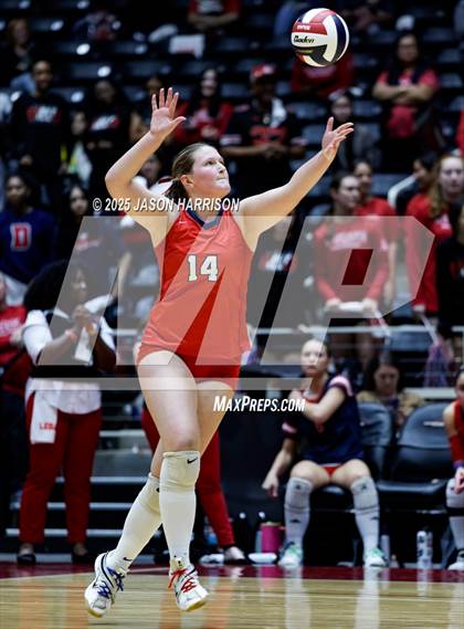 Thumbnail 1 in Pearland Dawson vs. Northwest Nelson (UIL Volleyball 6A D1 Final) photogallery.