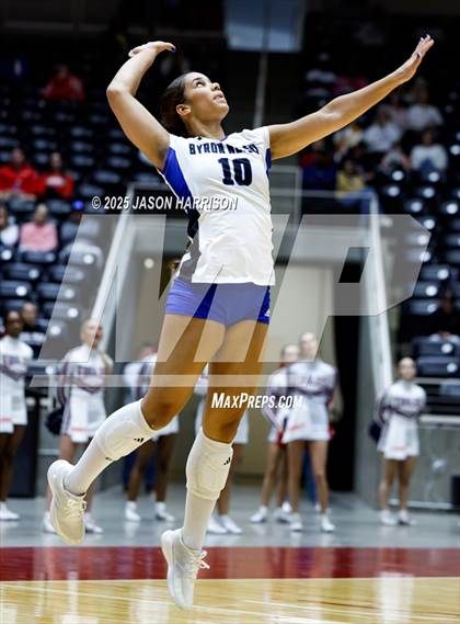 Thumbnail 3 in Pearland Dawson vs. Northwest Nelson (UIL Volleyball 6A D1 Final) photogallery.