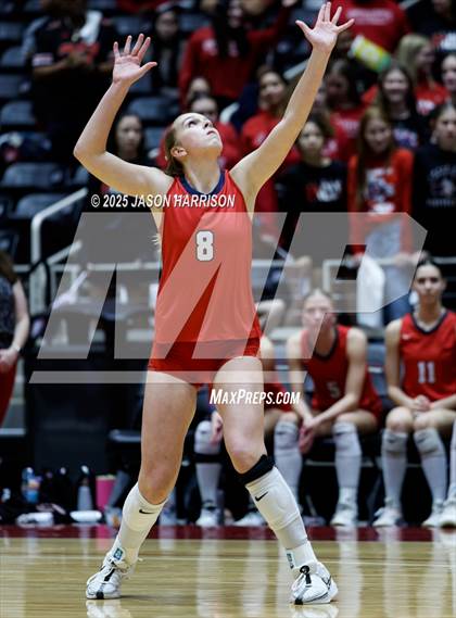 Thumbnail 1 in Pearland Dawson vs. Northwest Nelson (UIL Volleyball 6A D1 Final) photogallery.