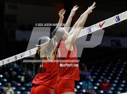 Thumbnail 2 in Pearland Dawson vs. Northwest Nelson (UIL Volleyball 6A D1 Final) photogallery.