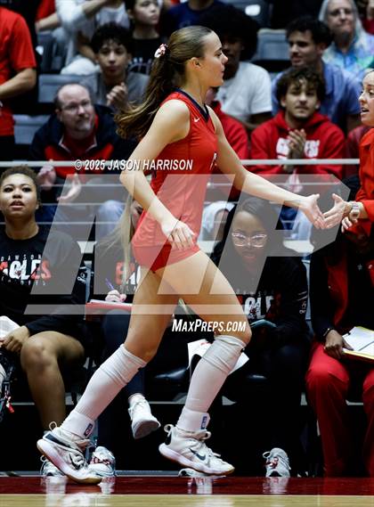 Thumbnail 3 in Pearland Dawson vs. Northwest Nelson (UIL 6A D1 Volleyball Final) photogallery.