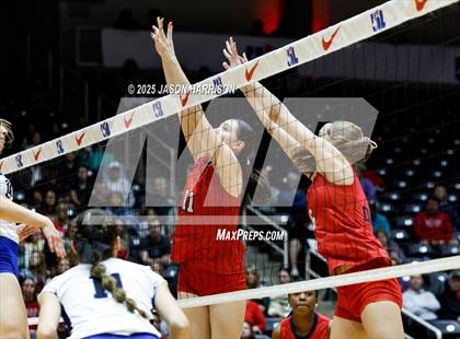 Thumbnail 1 in Pearland Dawson vs. Northwest Nelson (UIL Volleyball 6A D1 Final) photogallery.