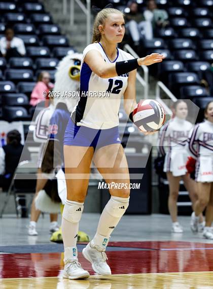 Thumbnail 2 in Pearland Dawson vs. Northwest Nelson (UIL Volleyball 6A D1 Final) photogallery.