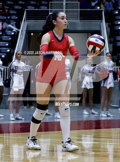 Thumbnail 1 in Pearland Dawson vs. Northwest Nelson (UIL Volleyball 6A D1 Final) photogallery.