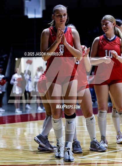 Thumbnail 2 in Pearland Dawson vs. Northwest Nelson (UIL Volleyball 6A D1 Final) photogallery.