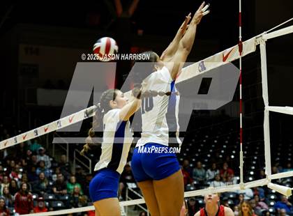 Thumbnail 3 in Pearland Dawson vs. Northwest Nelson (UIL Volleyball 6A D1 Final) photogallery.