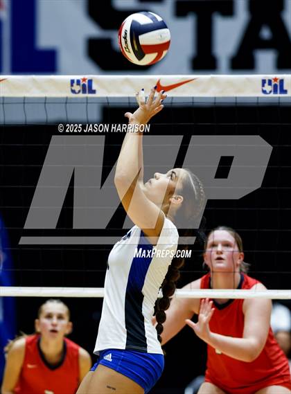 Thumbnail 1 in Pearland Dawson vs. Northwest Nelson (UIL Volleyball 6A D1 Final) photogallery.