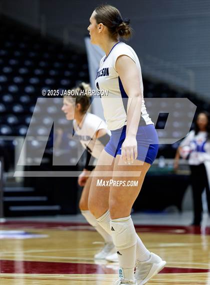 Thumbnail 1 in Pearland Dawson vs. Northwest Nelson (UIL Volleyball 6A D1 Final) photogallery.