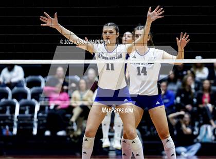 Thumbnail 3 in Pearland Dawson vs. Northwest Nelson (UIL 6A D1 Volleyball Final) photogallery.