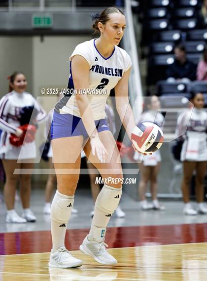 Thumbnail 2 in Pearland Dawson vs. Northwest Nelson (UIL 6A D1 Volleyball Final) photogallery.