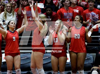 Thumbnail 3 in Pearland Dawson vs. Northwest Nelson (UIL Volleyball 6A D1 Final) photogallery.