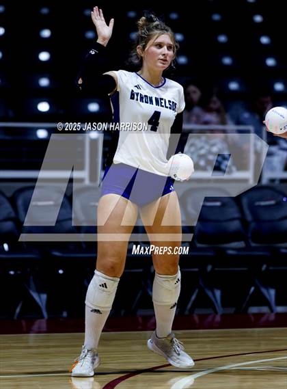 Thumbnail 3 in Pearland Dawson vs. Northwest Nelson (UIL Volleyball 6A D1 Final) photogallery.