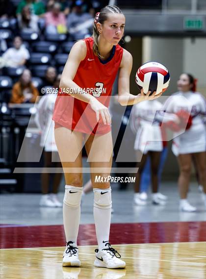 Thumbnail 2 in Pearland Dawson vs. Northwest Nelson (UIL 6A D1 Volleyball Final) photogallery.