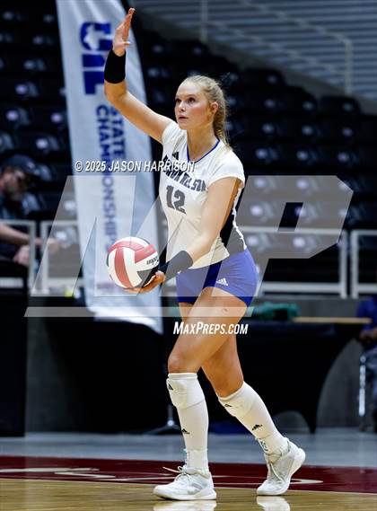 Thumbnail 2 in Pearland Dawson vs. Northwest Nelson (UIL Volleyball 6A D1 Final) photogallery.