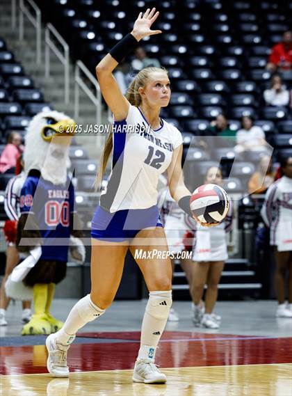 Thumbnail 3 in Pearland Dawson vs. Northwest Nelson (UIL 6A D1 Volleyball Final) photogallery.