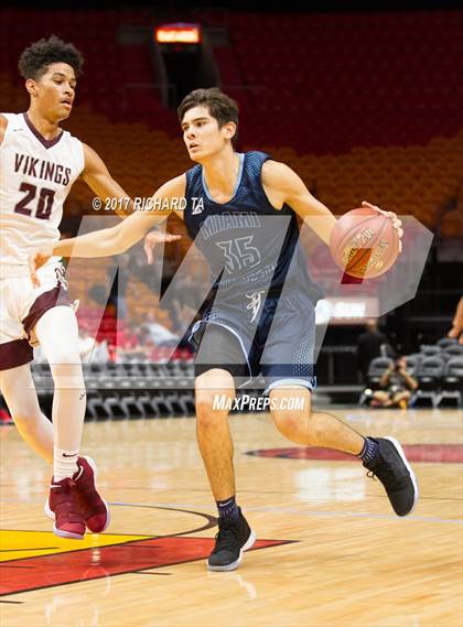 Thumbnail 3 in Palmetto vs. Norland (HoopHall Miami Invitational) photogallery.