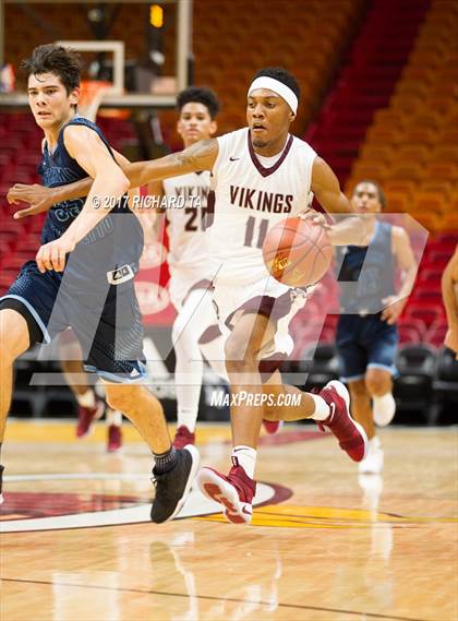 Thumbnail 2 in Palmetto vs. Norland (HoopHall Miami Invitational) photogallery.
