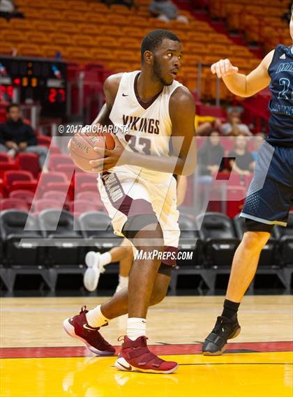 Thumbnail 1 in Palmetto vs. Norland (HoopHall Miami Invitational) photogallery.