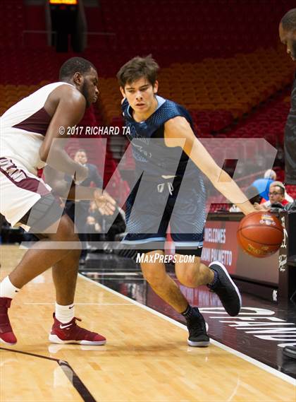Thumbnail 1 in Palmetto vs. Norland (HoopHall Miami Invitational) photogallery.