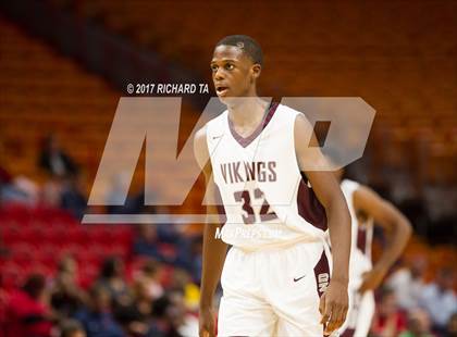 Thumbnail 3 in Palmetto vs. Norland (HoopHall Miami Invitational) photogallery.