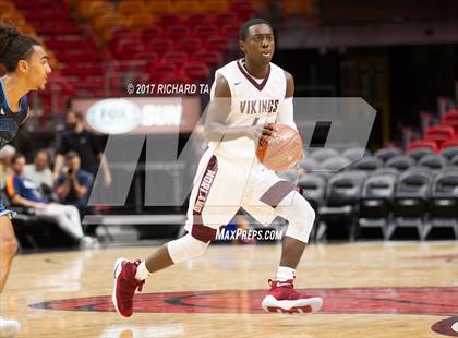 Thumbnail 3 in Palmetto vs. Norland (HoopHall Miami Invitational) photogallery.
