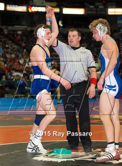 Thumbnail 1 in NYSPHSAA Wrestling Championships (Division 1 First Round) photogallery.