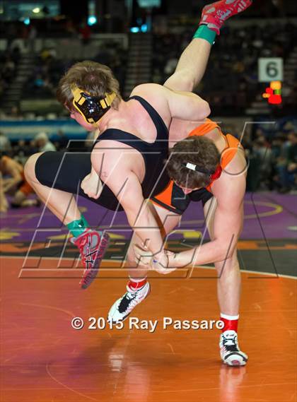 Thumbnail 1 in NYSPHSAA Wrestling Championships (Division 1 First Round) photogallery.