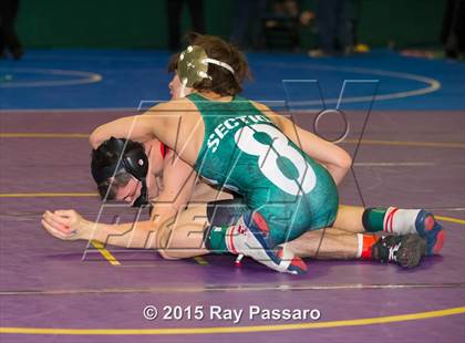 Thumbnail 1 in NYSPHSAA Wrestling Championships (Division 1 First Round) photogallery.