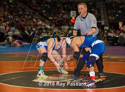 Thumbnail 1 in NYSPHSAA Wrestling Championships (Division 1 First Round) photogallery.