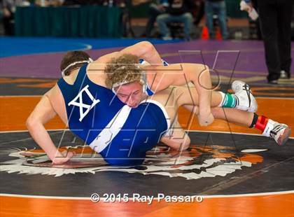 Thumbnail 1 in NYSPHSAA Wrestling Championships (Division 1 First Round) photogallery.