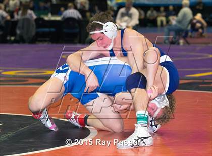 Thumbnail 2 in NYSPHSAA Wrestling Championships (Division 1 First Round) photogallery.