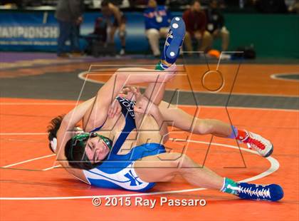 Thumbnail 2 in NYSPHSAA Wrestling Championships (Division 1 First Round) photogallery.