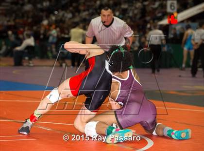 Thumbnail 3 in NYSPHSAA Wrestling Championships (Division 1 First Round) photogallery.