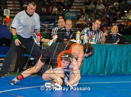 Thumbnail 1 in NYSPHSAA Wrestling Championships (Division 1 First Round) photogallery.