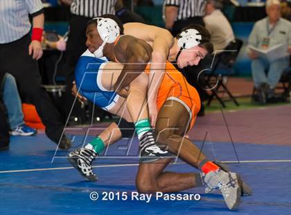 Thumbnail 2 in NYSPHSAA Wrestling Championships (Division 1 First Round) photogallery.