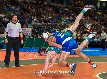 Thumbnail 3 in NYSPHSAA Wrestling Championships (Division 1 First Round) photogallery.