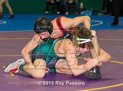 Thumbnail 1 in NYSPHSAA Wrestling Championships (Division 1 First Round) photogallery.