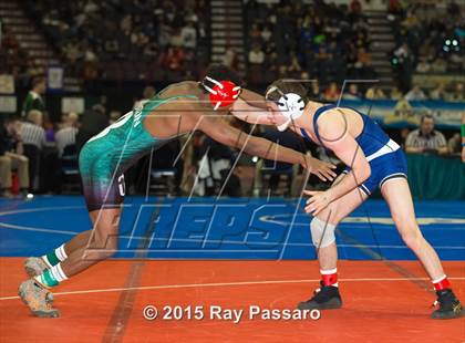 Thumbnail 2 in NYSPHSAA Wrestling Championships (Division 1 First Round) photogallery.