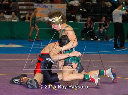 Thumbnail 3 in NYSPHSAA Wrestling Championships (Division 1 First Round) photogallery.