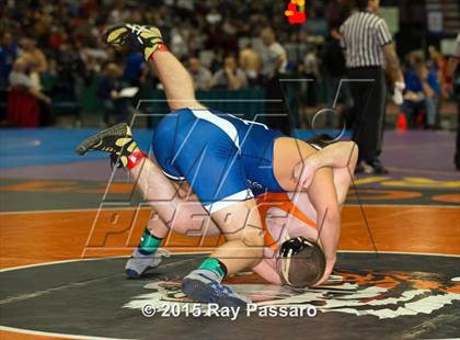 Thumbnail 3 in NYSPHSAA Wrestling Championships (Division 1 First Round) photogallery.