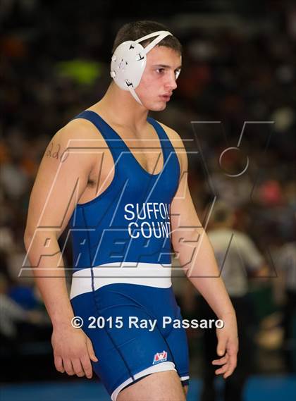 Thumbnail 1 in NYSPHSAA Wrestling Championships (Division 1 First Round) photogallery.