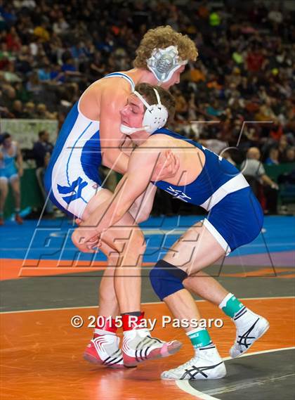 Thumbnail 1 in NYSPHSAA Wrestling Championships (Division 1 First Round) photogallery.