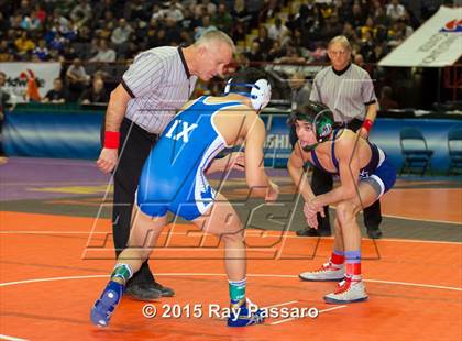 Thumbnail 2 in NYSPHSAA Wrestling Championships (Division 1 First Round) photogallery.