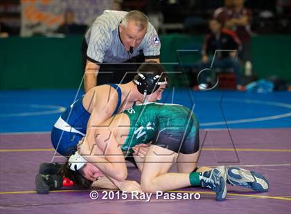 Thumbnail 2 in NYSPHSAA Wrestling Championships (Division 1 First Round) photogallery.